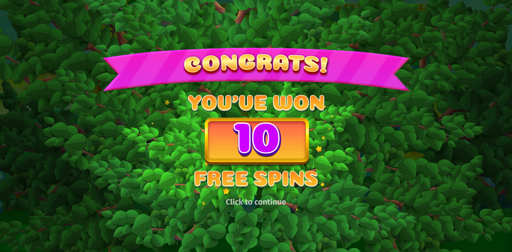 Bonanza Billion free spins won