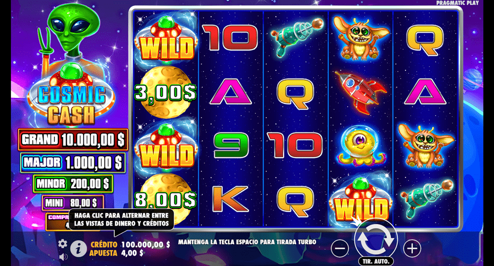 Cómo jugar al Cosmic Cash