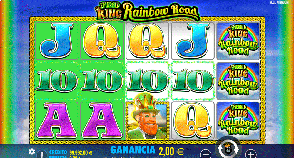 Una ganancia: Emerald King Rainbow Road