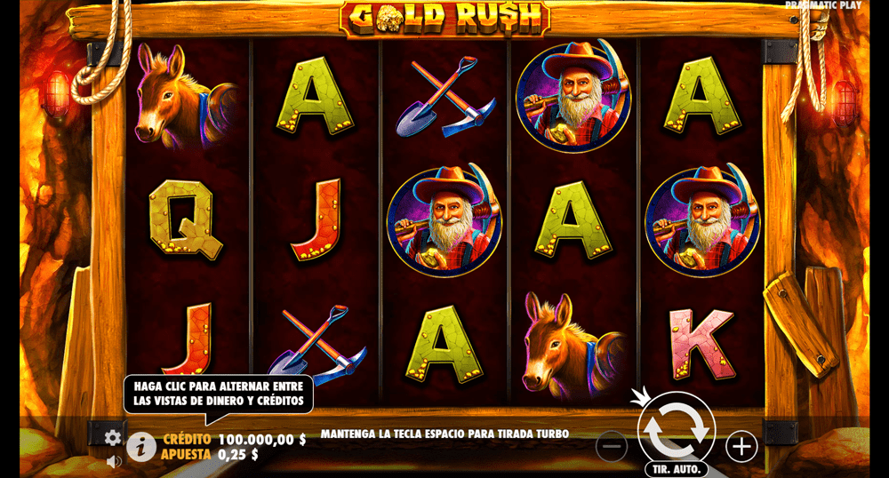 Cómo jugar al Gold Rush