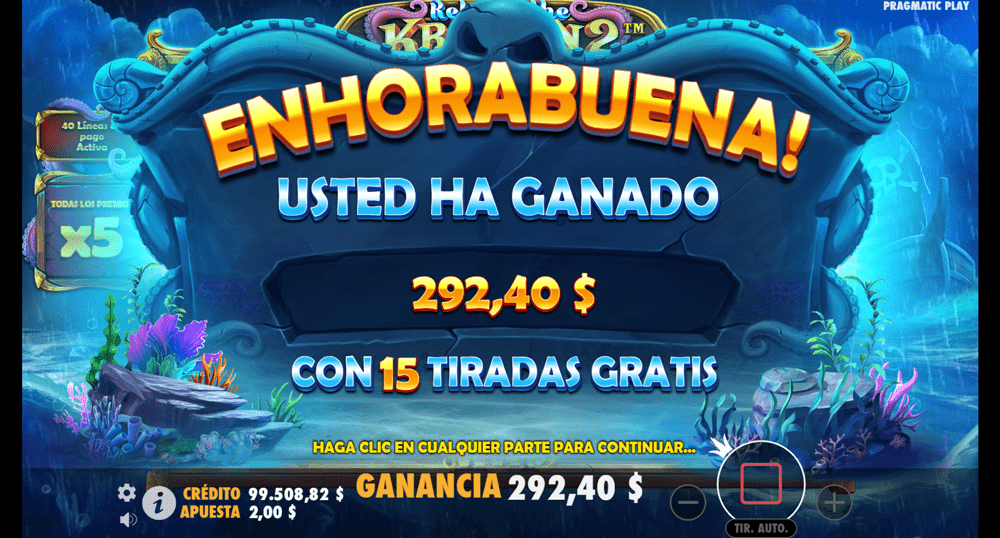Cómo jugar al Release The Kraken 4