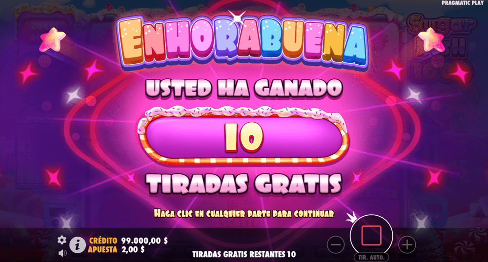 Cómo jugar al Sugar Rush 1000 3