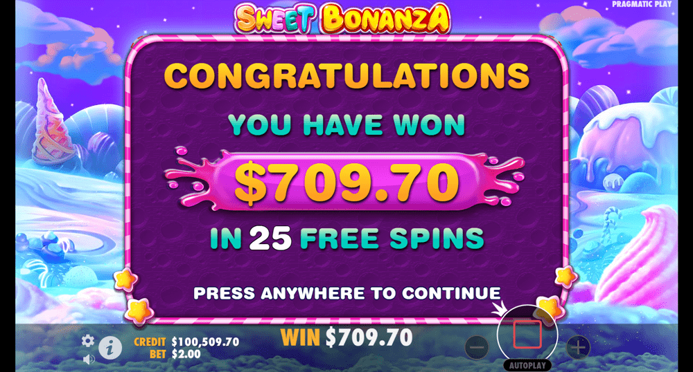 Sweet Bonanza Gameplay 2