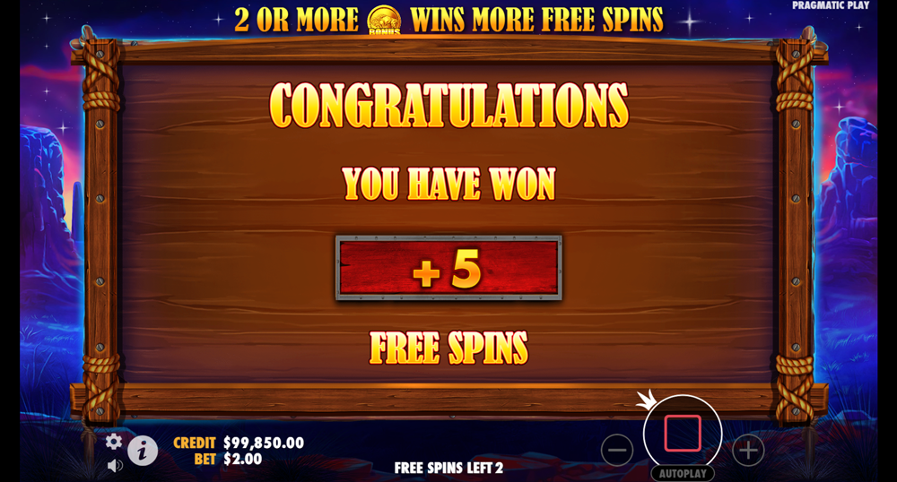 Free Spins in Buffalo King Slot