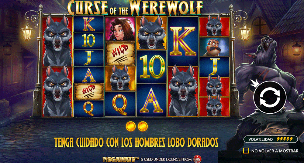 El juego Curse Of The Werewolf Megaways