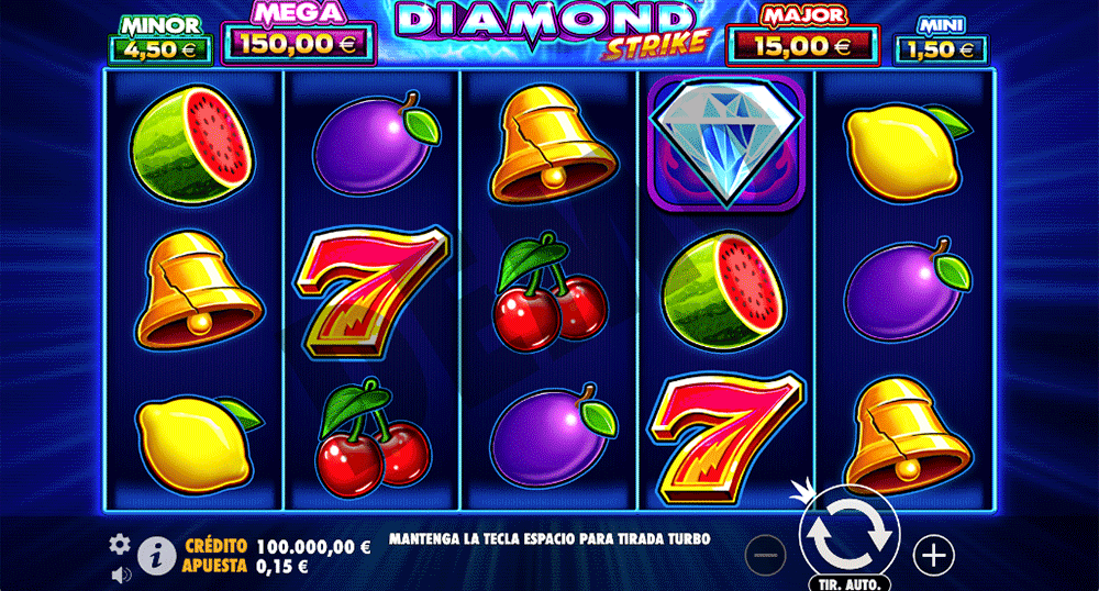 Temática de la slot Diamond Strike