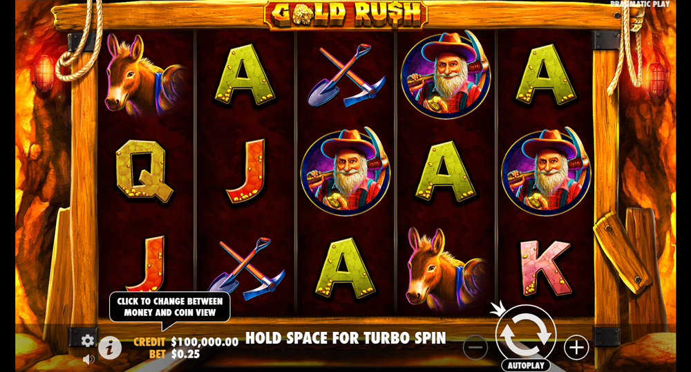 Gold Rush slot symbols