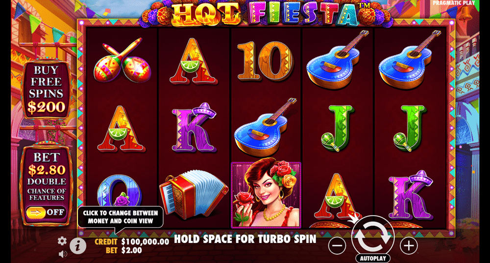 Hot Fiesta slot game view