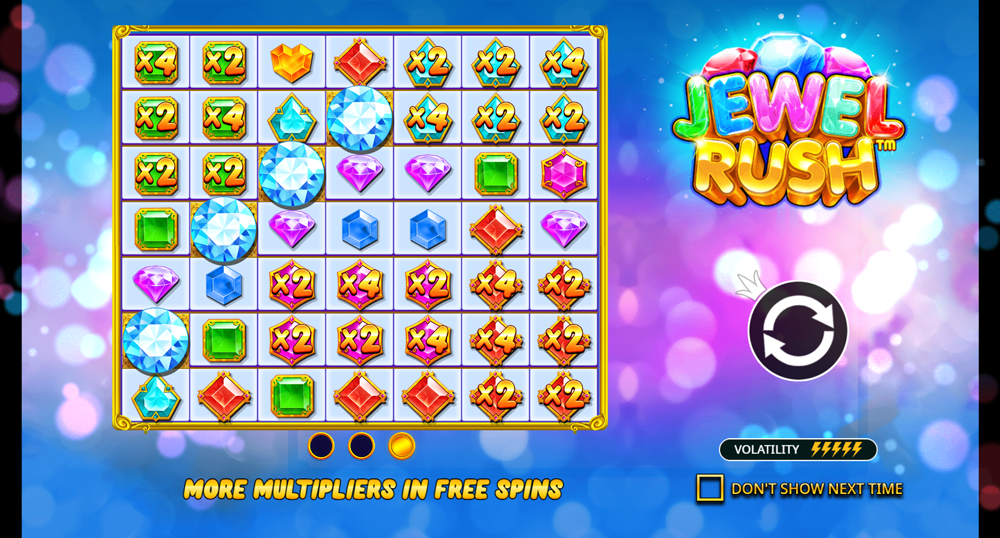 Theme of the Jewel Rush slot by Pragmatic Play