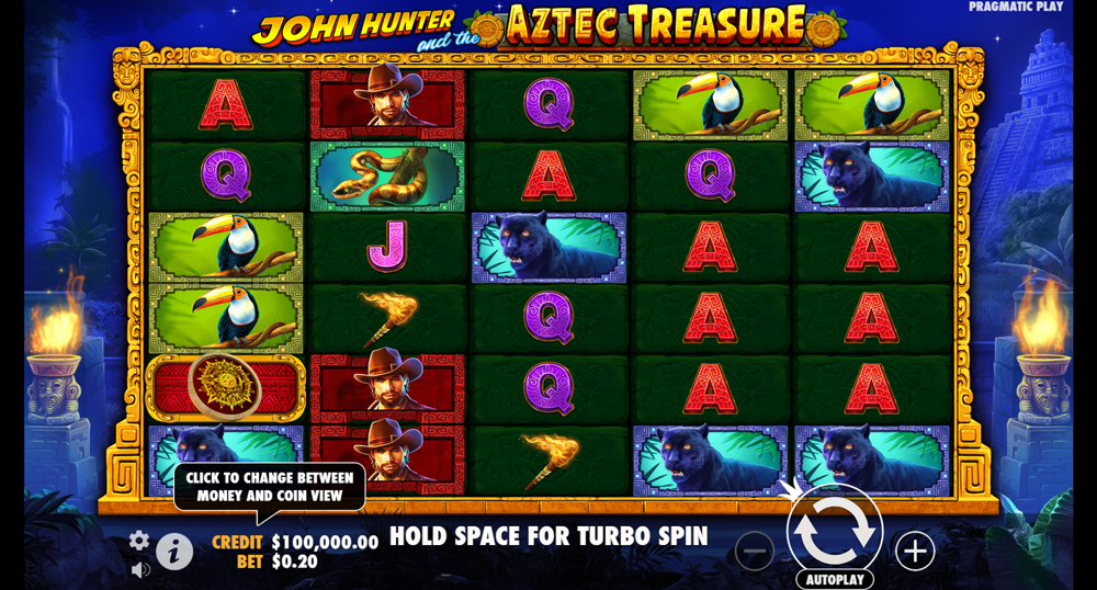 John Hunter and the Aztec Treasure Symbols