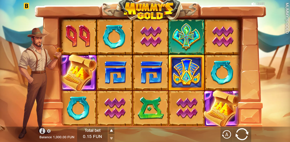 Mummy's Gold gameplay