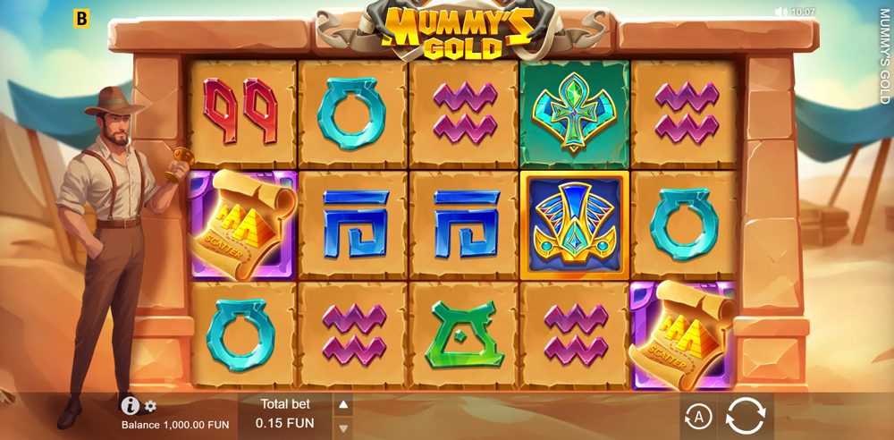 Mummy's Gold Spielweise