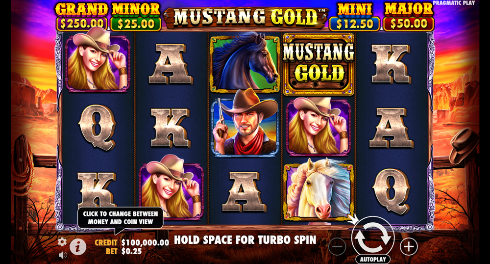 Mustang Gold Slot Theme and Symbols