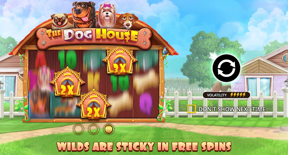 Theme of The Dog House slot game