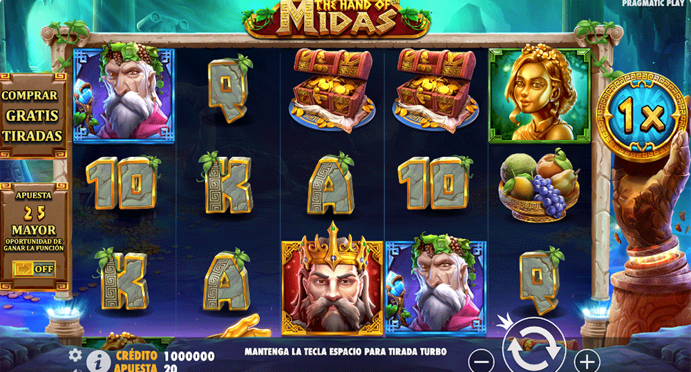 El juego The Hand of Midas